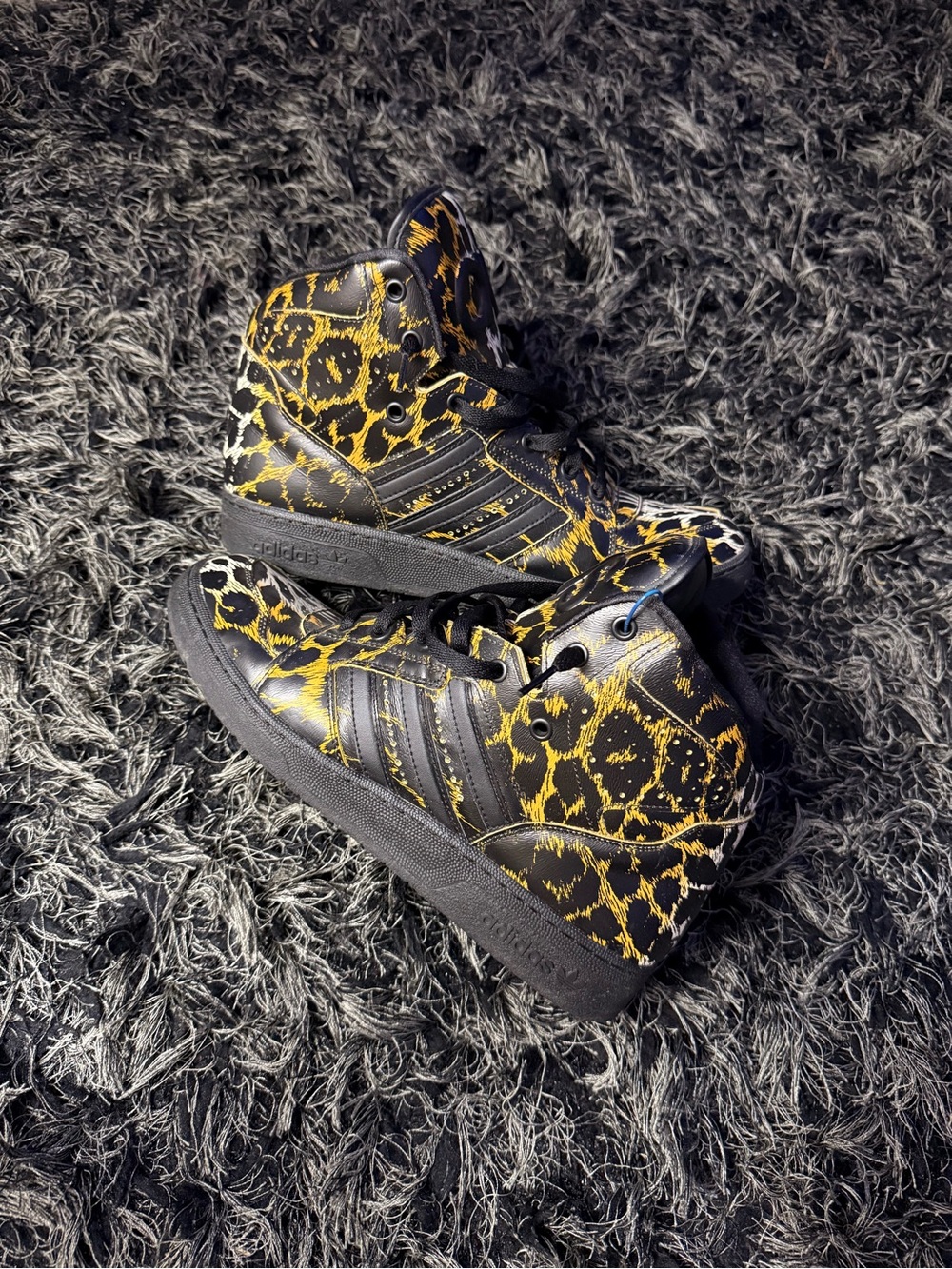Adidas Jeremy Scott leopard print hi instinct